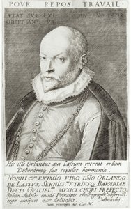 Portrett av Roland de Lassus (1532-94) 1593-94
